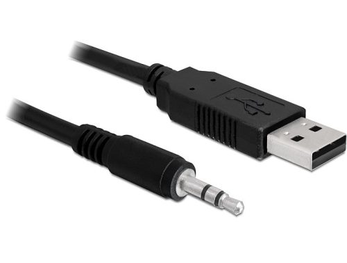 Delock USB 2.0 apa - Serial TTL 3.5 sztereó JACK 1.8 m (5V) (83115)