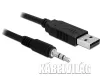 Delock USB 2.0 apa - Serial TTL 3.5 sztereó JACK 1.8 m (5V) (83115)