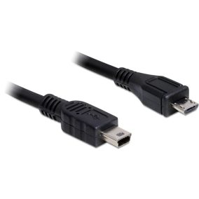 Delock micro USB - mini USB átalakító kábel 1m (83177)