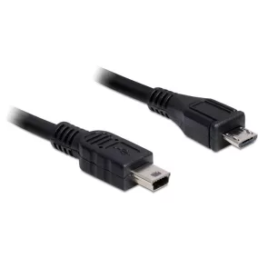 Delock Micro USB - Mini USB átalakító kábel 1m (83177)