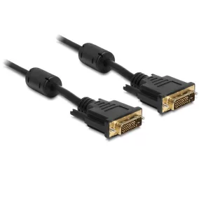 Delock DVI 24+1 apa - apa kábel, 2m (83190)