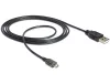 Delock Micro USB kábel töltésjelzővel 1.5m (83272)