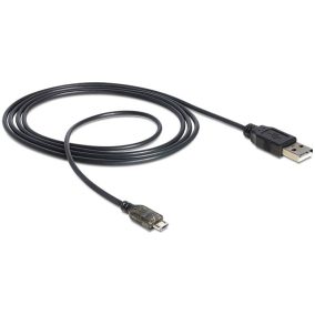 Delock micro USB kábel töltésjelzővel 1.5m (83272)