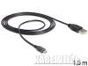 Delock Micro USB kábel töltésjelzővel 1.5m (83272)
