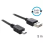 Delock Easy USB mini kábel 5m (83365)