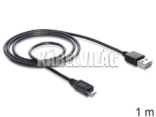 Delock Easy USB micro kábel 1m (83366)