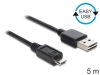 Delock Easy USB micro kábel 5m (83369)