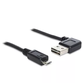   Delock EASY USB 2.0 A apa hajlított - micro B apa kábel, 1m (83382)
