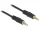 Delock jack 3.5 mm 4 tűs kábel 1m fekete (83435)