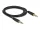 Delock jack 3.5 mm 4 tűs kábel 2m fekete (83436)