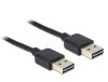 Delock Easy USB 2.0 AM-AM kábel 1m (83460)