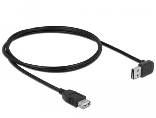 Delock EASY-USB 2.0 hosszabbító kábel 90/270 fok, 1m (83547)