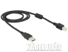 Delock USB 2.0 AM-BM nyomtató kábel 1m zajszűrős (83566)