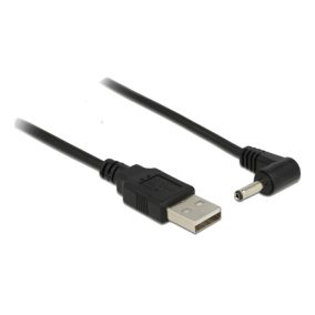 Delock USB - 5V DC 3.5x1.35 90 fokos kábel, 1.5m (83577)