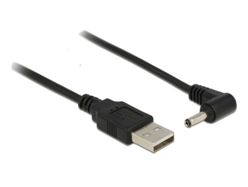Delock USB - 5V DC 3.5x1.35 90 fokos kábel, 1.5m (83577)