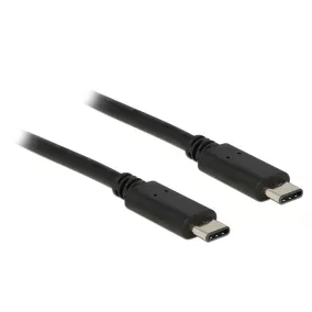Delock USB-C 3.1 kábel 0.5m, fekete (83672)