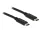 Delock USB-C 3.1 kábel 0.5m, fekete (83672)