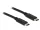 Delock USB C v2.0 kábel 1m, fekete (83673)