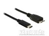 Delock USB 3.1 Gen 2 USB-C apa - USB-B micro 3.0 apa, kábel, 1m (83677)