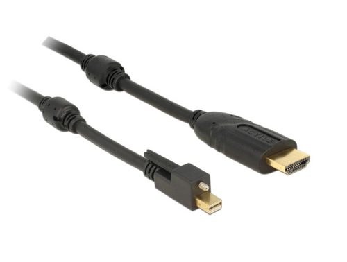 Delock aktív mini Displayport 1.2 - HDMI kábel 2m (83730)