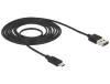 Delock Easy USB micro kábel 2m (83850)