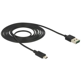 Delock Easy USB micro kábel 2m (83850)