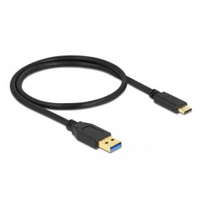   Delock USB 3.1 Gen 2 USB C apa - USB A apa kábel, 1m (83870)