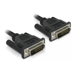 Delock DVI-D dual link 24+1 kábel 0.5m (84369)