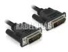 Delock DVI-D dual link 24+1 kábel 0.5m (84369)