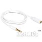 Delock Jack 3.5 mm 4 pin hosszabbító kábel 1m fehér (84480)