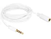 Delock audio sztereo jack 3.5 mm apa / anya IPhone 4 tűs kábel, 2m (84482)