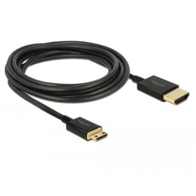 Delock Premium mini HDMI 2.0 4K UltraHD kábel, 1.5m (84777)
