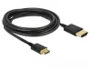Delock Premium mini HDMI 2.0 4K UltraHD kábel, 2m (84778)