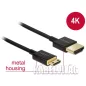 Delock Premium mini HDMI 2.0 4K UltraHD kábel, 2m (84778)