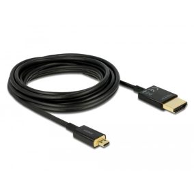 Delock Premium micro HDMI 2.0 4K UltraHD kábel, 1m (84781)