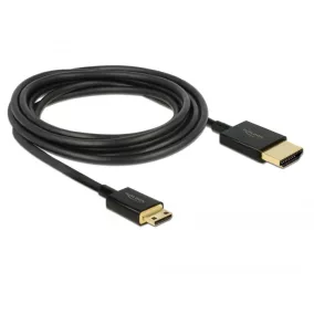 Delock Premium mini HDMI 2.0 4K UltraHD kábel, 0.5m (84787)