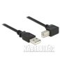 Delock USB 2.0 nyomtató kábel 90 fok, 1.5m (84810)