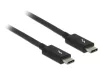 Delock Thunderbolt 20Gb/s 5A USB-C kábel 1.5m (84846)