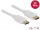 Delock DisplayPort 1.2 4K 60HZ kábel 7m, fehér (84861)
