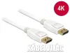 Delock Displayport 1.2 4K kábel 5m fehér (84879)