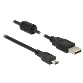 Delock USB mini kábel 3m zajszűrős (84915)