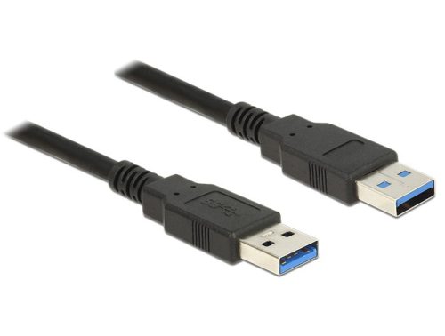 Delock USB 3.0 A-A kábel 0.5m fekete (85059)