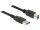 Delock USB 3.0 AM-BM 5m kábel fekete (85070)