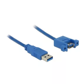  Delock USB 3.0 AM-AF hosszabbító kábel rögzítőfejjel 1m (85112)