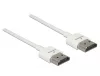 Delock HDMI 2.0 Premium 4K kábel, 0.5m fehér (85121)