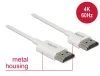 Delock HDMI 2.0 Premium 4K kábel, 3m fehér (85138)