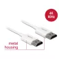 Delock HDMI 2.0 Premium 4K kábel, 4.5m fehér (85139)