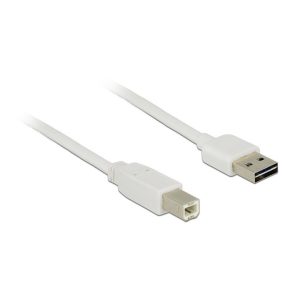   Delock Kábel EASY-USB 2.0 A - B-típusú  3m, fehér (85154)