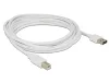 Delock Kábel EASY-USB 2.0 A - B-típusú  5m, fehér (85155)