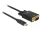 Delock USB C - VGA kábel 1m (85261)